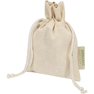 Odisha 140 g/m2 OCS organic gift bag - 15 x 10 cm, natural