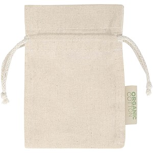 Odisha 140 g/m2 OCS organic gift bag - 15 x 10 cm, natural