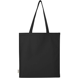 Odisha 180 g/m2 OCS organic full gusset tote bag 14L, black
