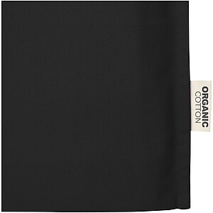 Odisha 180 g/m2 OCS organic full gusset tote bag 14L, black