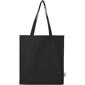 Odisha 180 g/m2 OCS organic full gusset tote bag 14L, black