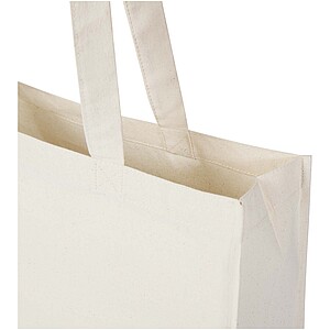 Odisha 180 g/m2 OCS organic full gusset tote bag 14L, natural