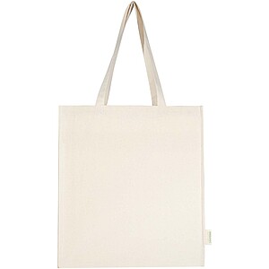 Odisha 180 g/m2 OCS organic full gusset tote bag 14L, natural