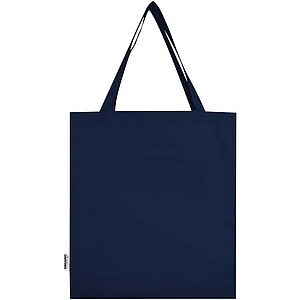 Odisha 180 g/m2 OCS organic full gusset tote bag 14L, navy