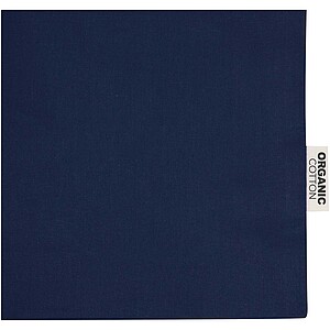 Odisha 180 g/m2 OCS organic full gusset tote bag 14L, navy