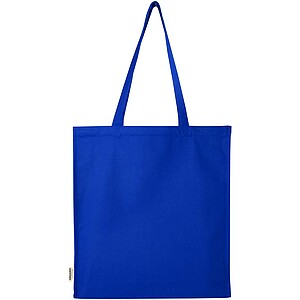 Odisha 180 g/m2 OCS organic full gusset tote bag 14L, royal blue