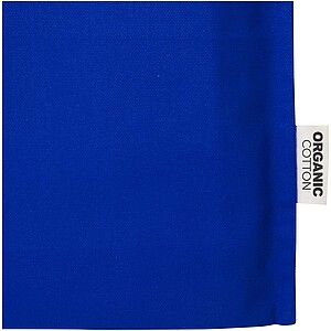 Odisha 180 g/m2 OCS organic full gusset tote bag 14L, royal blue