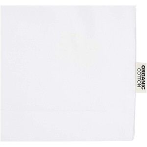 Odisha 180 g/m2 OCS organic full gusset tote bag 14L, white