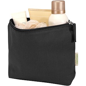 Odisha 180 g/m2 OCS organic toiletry bag 1L, black