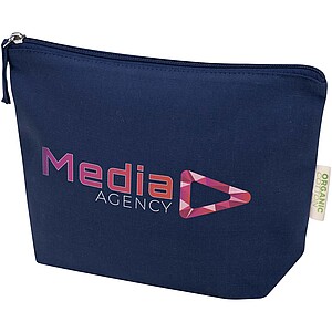 Odisha 180 g/m2 OCS organic toiletry bag 1L, navy