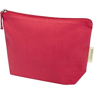 Odisha 180 g/m2 OCS organic toiletry bag 1L, red