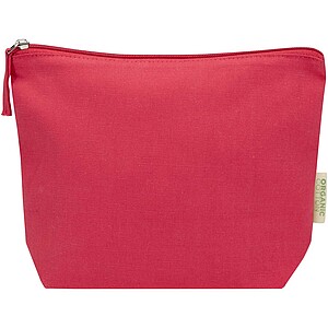 Odisha 180 g/m2 OCS organic toiletry bag 1L, red