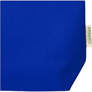 Odisha 180 g/m2 OCS organic wide bottom tote bag 11L, royal blue