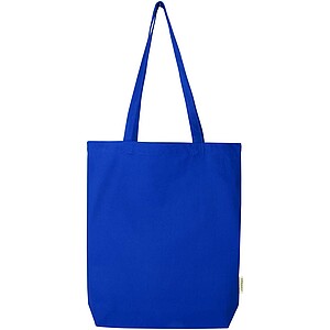 Odisha 180 g/m2 OCS organic wide bottom tote bag 11L, royal blue