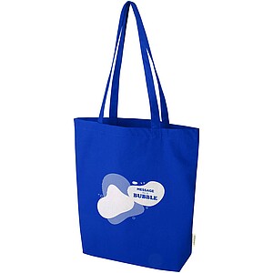 Odisha 180 g/m2 OCS organic wide bottom tote bag 11L, royal blue