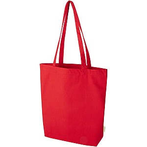 Odisha 270 g/m2 OCS organic tote bag 10L, red