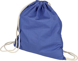 Oeko-Tex cotton (140 gsm) drawstring backpack Bridget, red