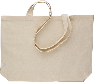 Oeko-Tex® cotton (140 gsm) shopping bag Isak, khaki
