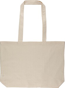 Oeko-Tex® cotton (140 gsm) shopping bag Isak, khaki
