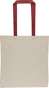 Oeko-Tex® cotton (140 gsm) shopping bag Maris, red