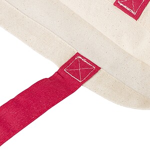 Oeko-Tex® cotton (140 gsm) shopping bag Maris, red