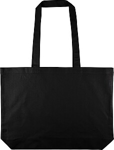 Oeko-Tex® cotton (140 gsm) shopping bag Tarin, black