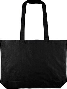 Oeko-Tex® cotton (140 gsm) shopping bag Tarin, black