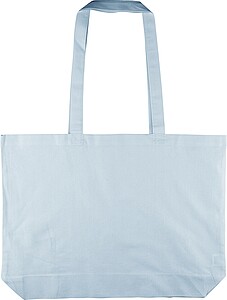 Oeko-Tex® cotton (140 gsm) shopping bag Tarin, pastel blue