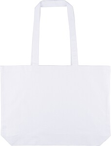 Oeko-Tex® cotton (140 gsm) shopping bag Tarin, white