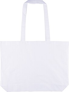 Oeko-Tex® cotton (140 gsm) shopping bag Tarin, white