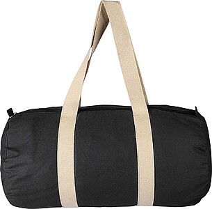 Oeko-Tex® cotton (180 gsm) duffle bag Rami, black