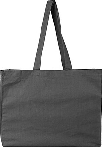 Oeko-Tex® cotton (180 gsm) shopping bag Malina, grey
