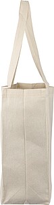 Oeko-Tex® cotton (180 gsm) shopping bag Novi, khaki