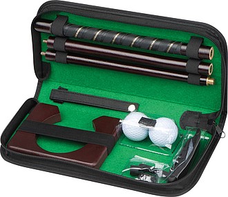 Office golf set, black