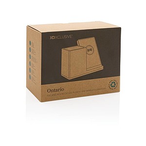 Ontario FSC® & RCS recycled plastic 10W wireless charger