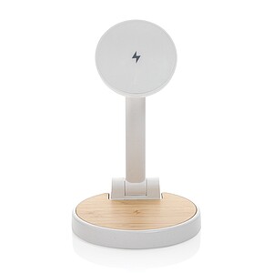 Ontario RCS rplastic 15W magnetic charging 2 in 1 stand, white
