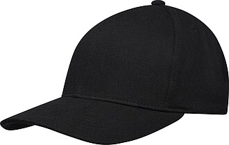 Opal 6 panel Aware™ recycled cap, solid black