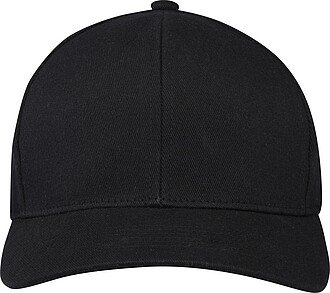 Opal 6 panel Aware™ recycled cap, solid black