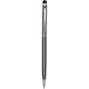 Ore aluminium ballpoint pen with stylus (blue ink), titanium