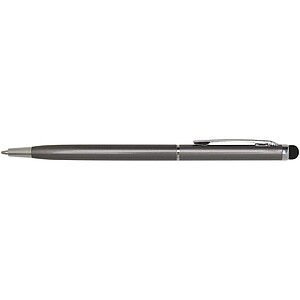 Ore aluminium ballpoint pen with stylus (blue ink), titanium