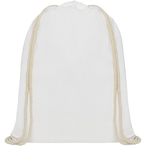 Oregon 140 g/m2 cotton drawstring backpack