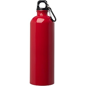 Oregon 750 ml RCS certified single wall stainless steel water bottle with carabiner, red