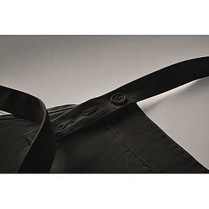 Organic cotton apron 240 gr/m2, black