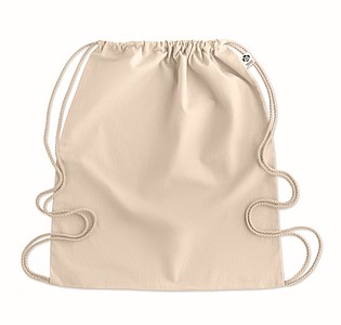 Organic cotton drawstring bag