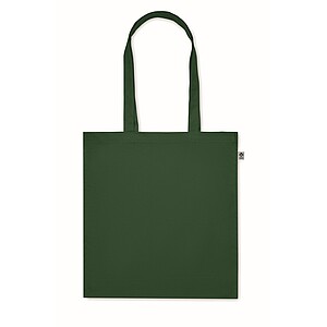 Organic cotton shopping bag, dark green