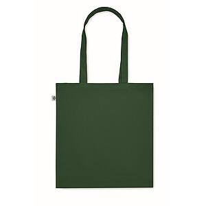 Organic cotton shopping bag, dark green