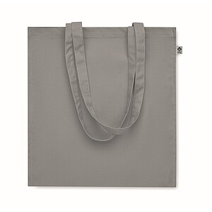 Organic cotton shopping bag, grey