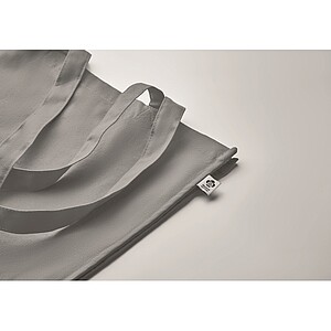 Organic cotton shopping bag, grey