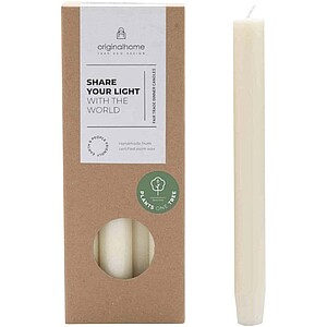 Originalhome dinner candle matcha, off white