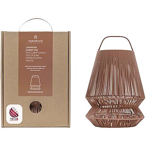 Originalhome Lampion recycled portable lampshade, brick red